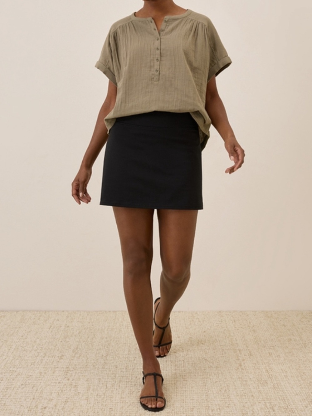 Pact organic cotton skort